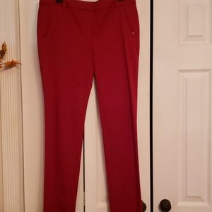 Size 8R- Red straight pant